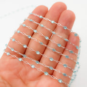 Sterling Silver Enamel Satellite Chains